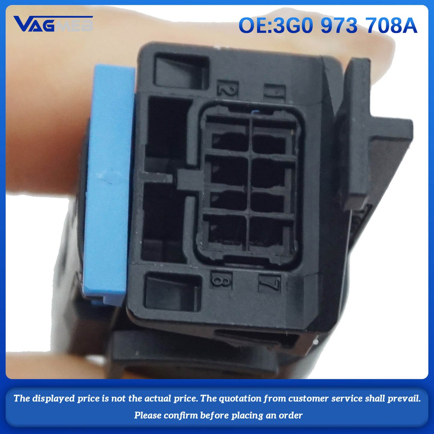 Keyless vehicle door wiring connector Wire Cable Connectors For VW ID3 Tiguan MK2 TAYRON TRCM Audi A3 Skoda Kodiaq octavia 3G0 973 708A