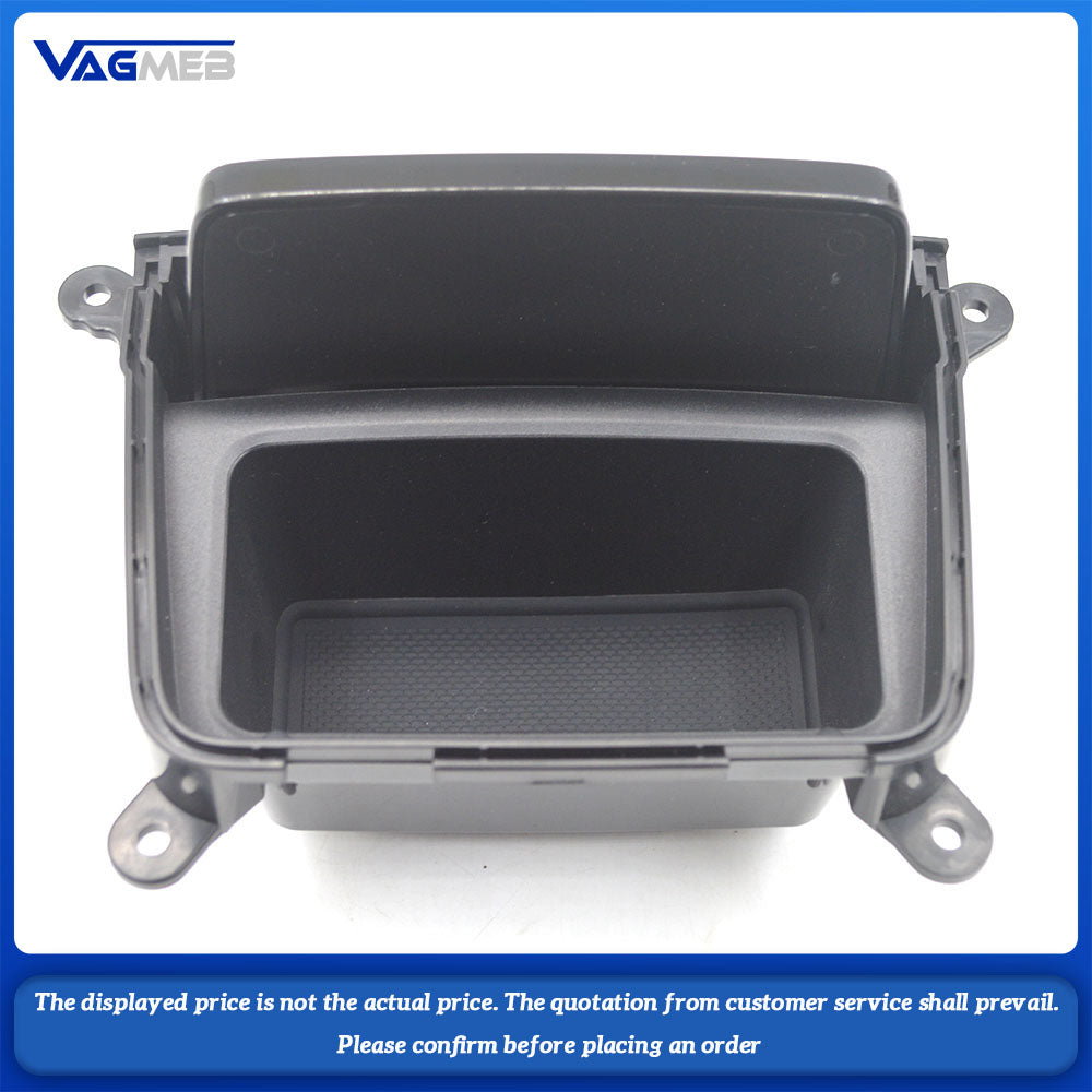 For Audi A4 B9 A5 Q5, piano black central control miscellaneous box with baked paint, Car Accessories