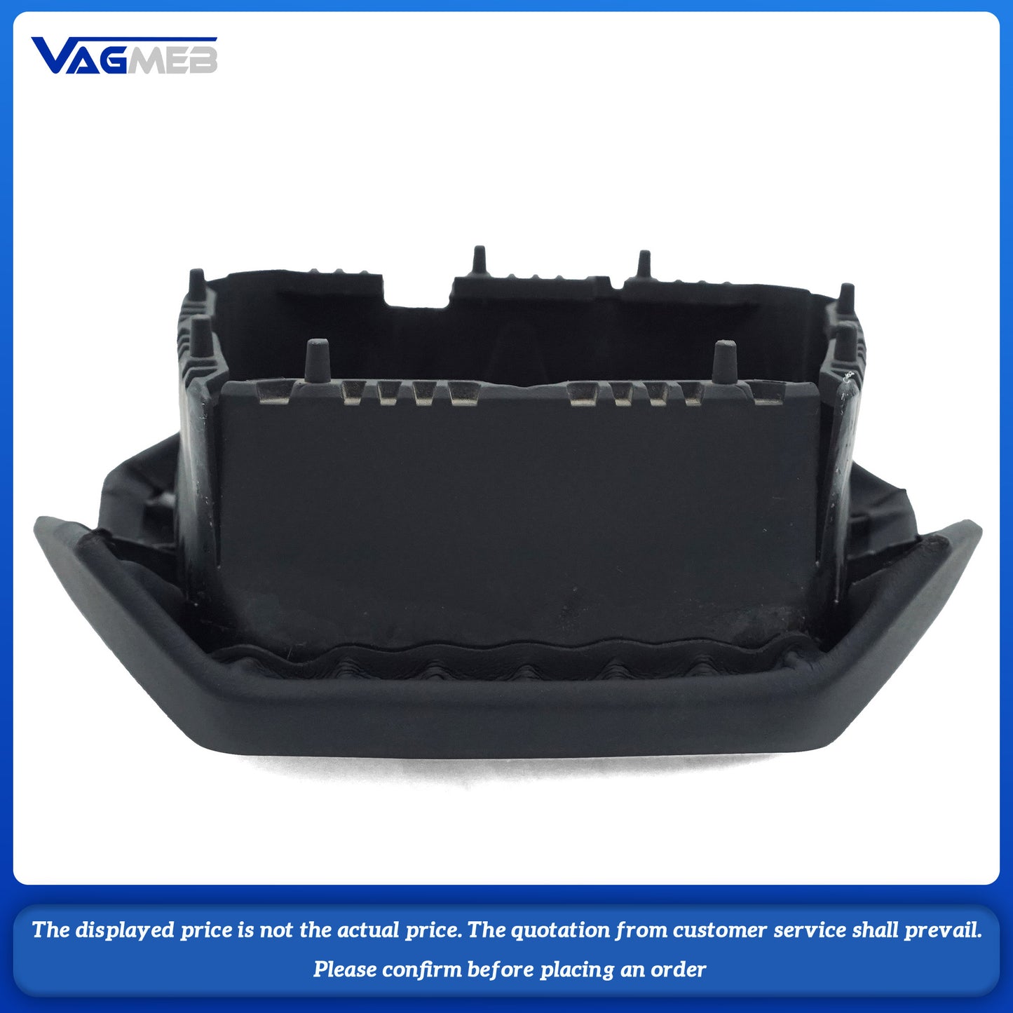 Steering wheel airbag cover multifunction steering wheel For Audi Q4 E-TRON Dermal white thread