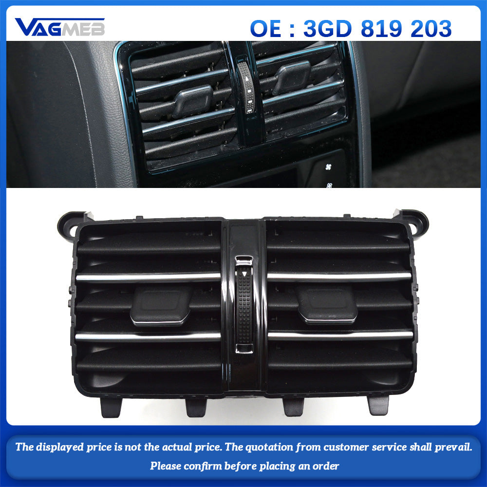 Widanfolly Rear Center Armrest Fresh Air Outlet Vent Assembly For Passat B8 CC 2018 3GD 819 203