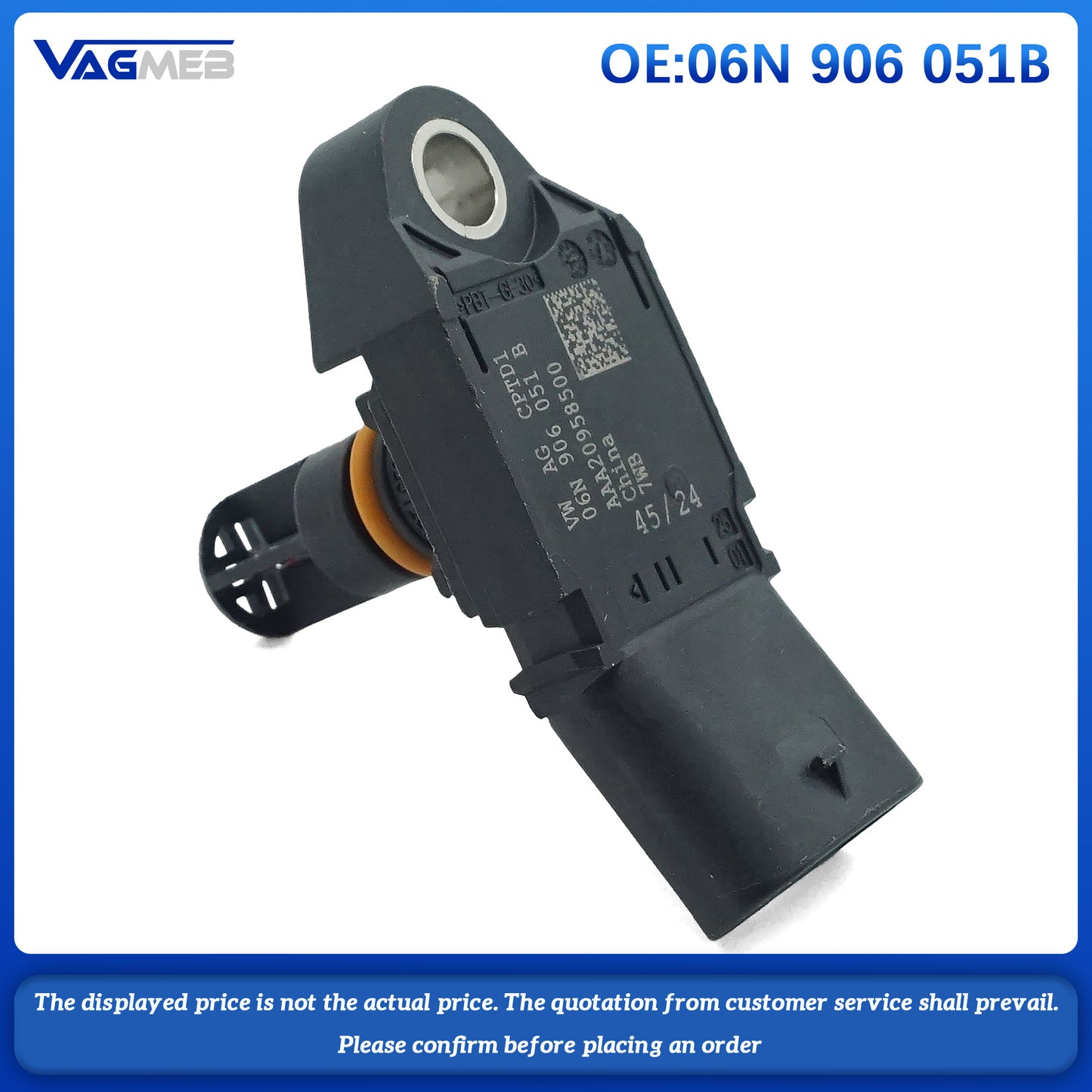 Engine Air Injection Pressure Sensor For Audi Q5 A6C8 06N 906 051B
