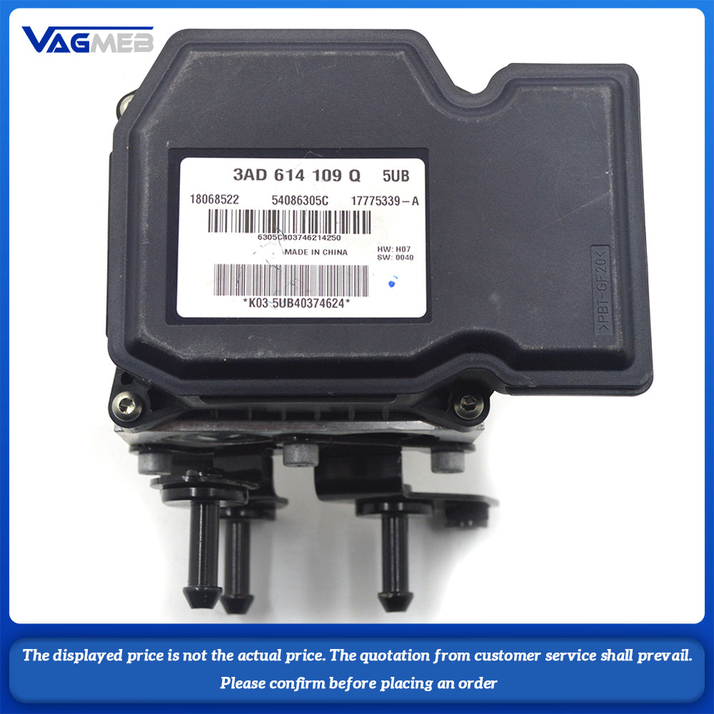 ABS Control Unit For VW CC Passat B8 Anti Lock Brake ABS Pump Auto Parts 3AD 614 109 Q