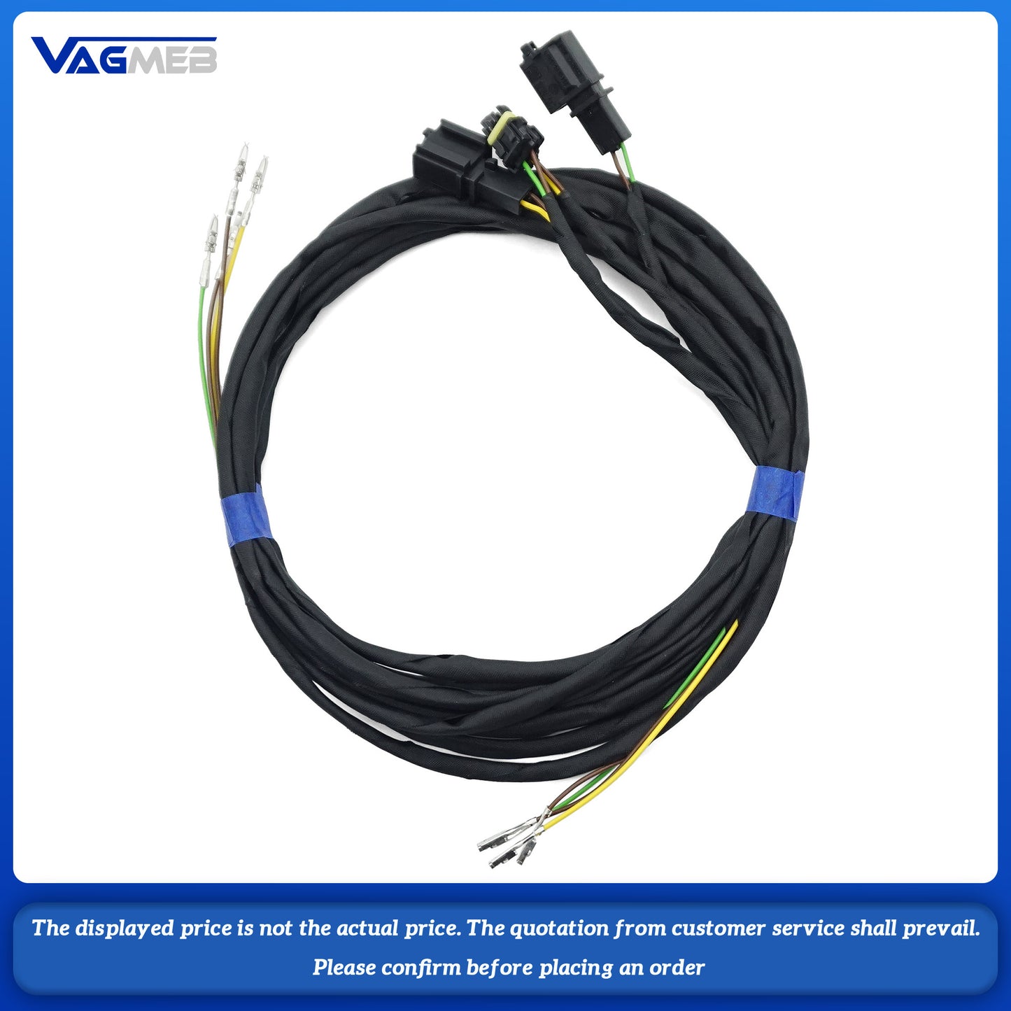 For VW Tiguan L Lane Change Assist Wiring Harness (Mirror Case Version)