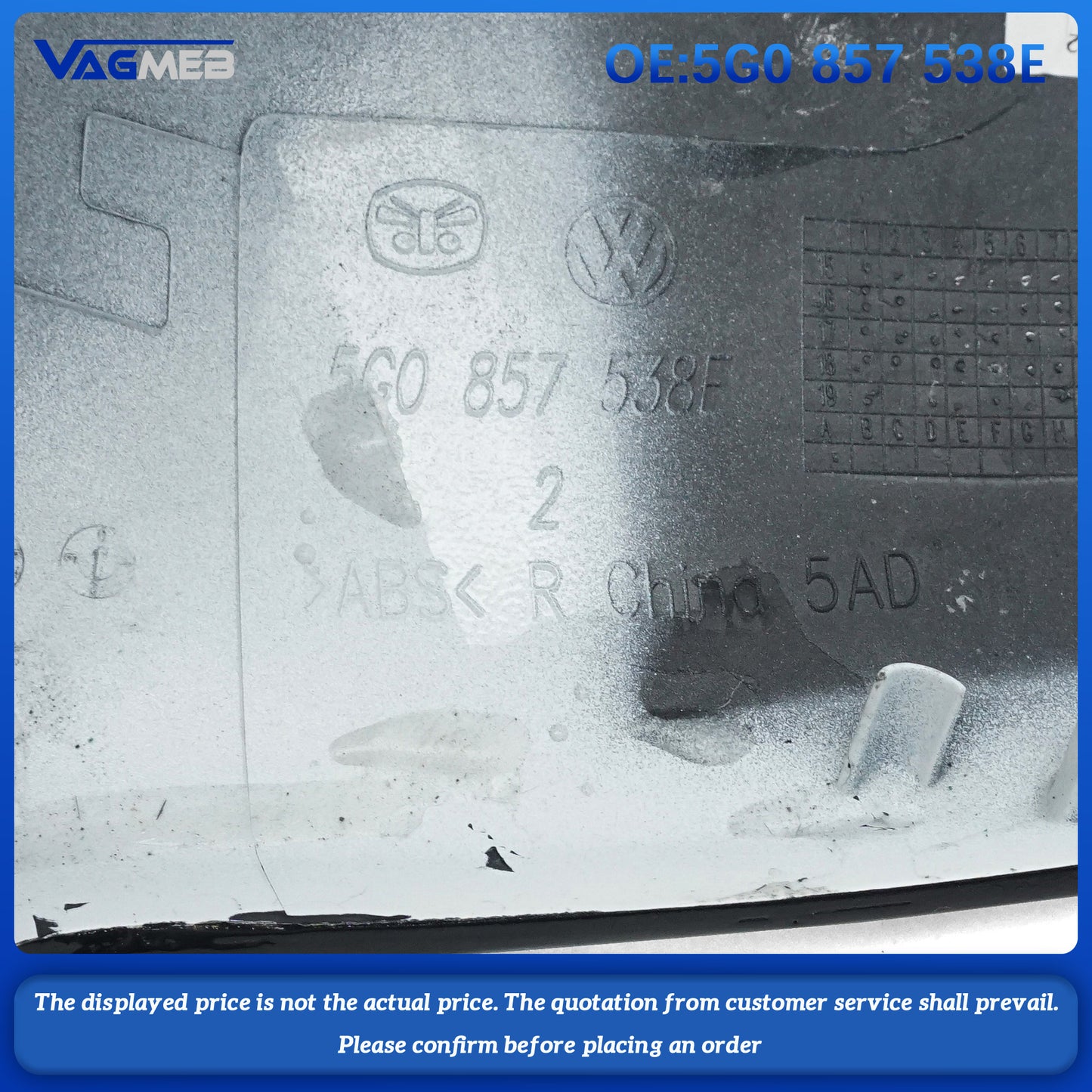 Rear View Mirror Cover For VW Golf MK7.5