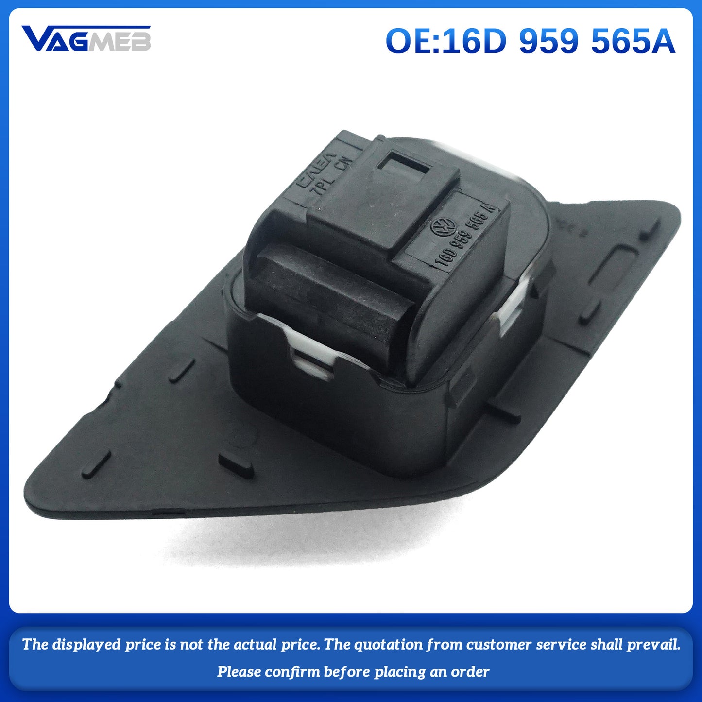 Folding heated rearview mirror switch control knob button for VW Jetta MK6 2012 16D 959 565A