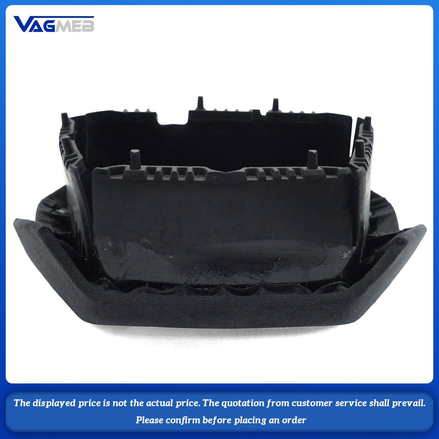 Steering wheel airbag cover multifunction steering wheel For Audi Q4E-TRON Woolen striped fabric