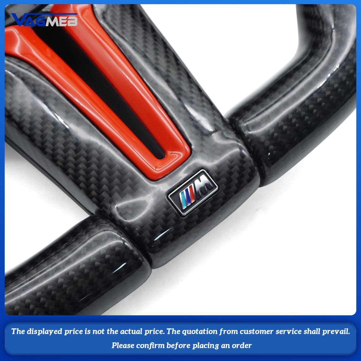 For BMW F30 F32 F10 F20 F07 F01 E46 E60 E90 M3 M4 M5 M6 steering wheel