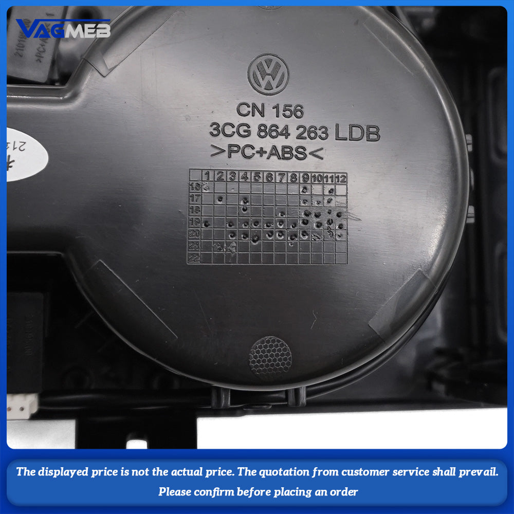 3CG 864 263 For VW 2017-2021 Atlas Center Console Shift Frame Water Cup Holder Beverage Holder