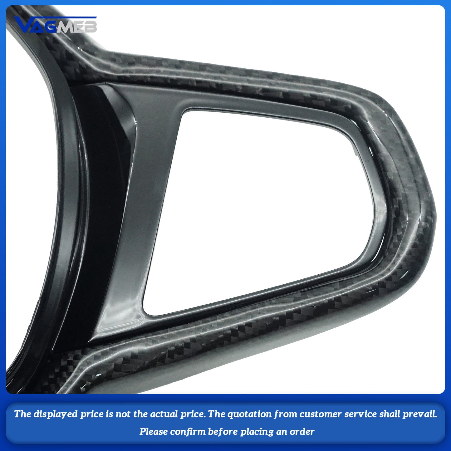 For BMW For BMW M3 M4 G30 G31 G26 G03 G04 G07 G07 G8 G87 G80 G82 G81 F90 G20 G22 Carbon fiber steering wheel decorative frame M