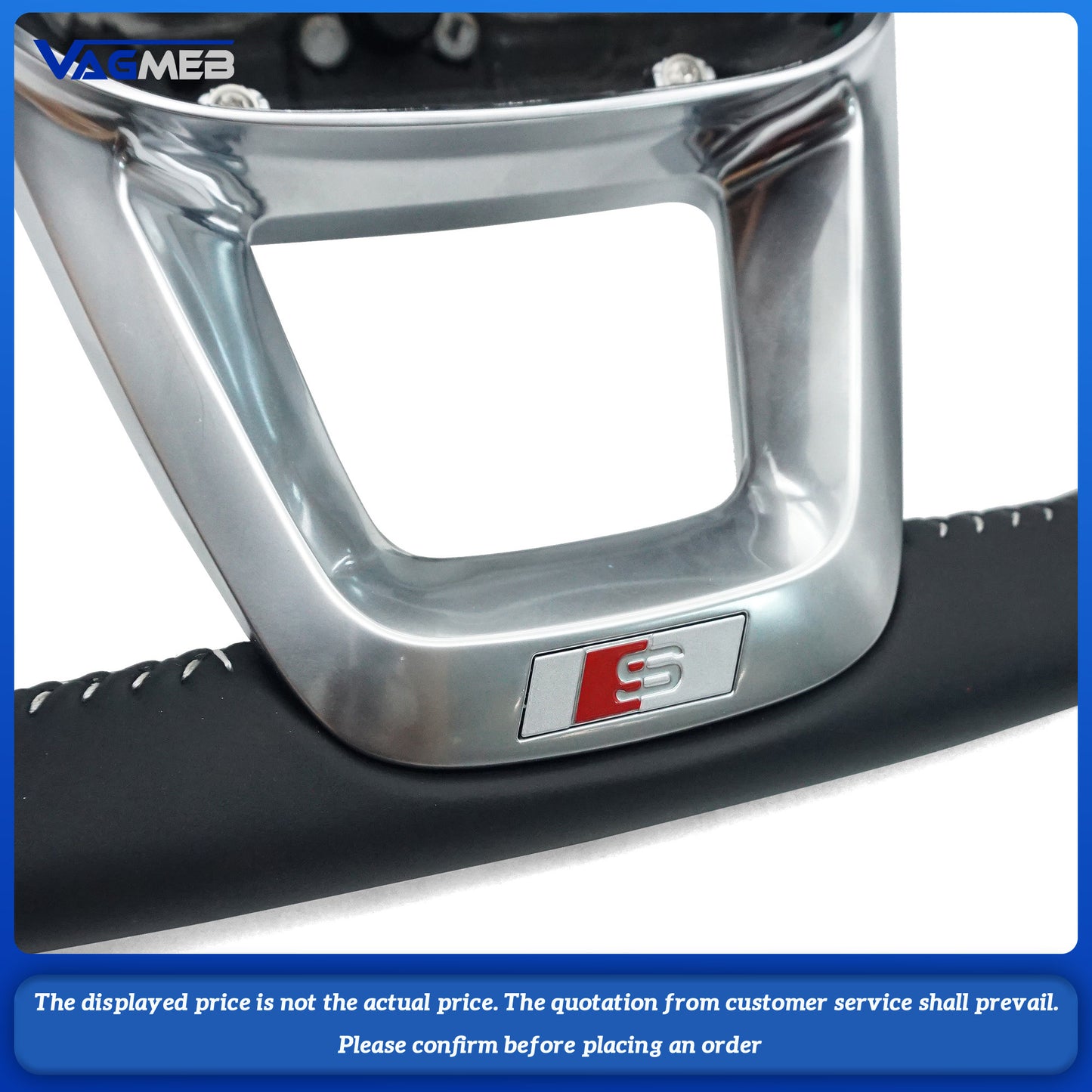 For Audi S logo Q3 Car Steering Wheel