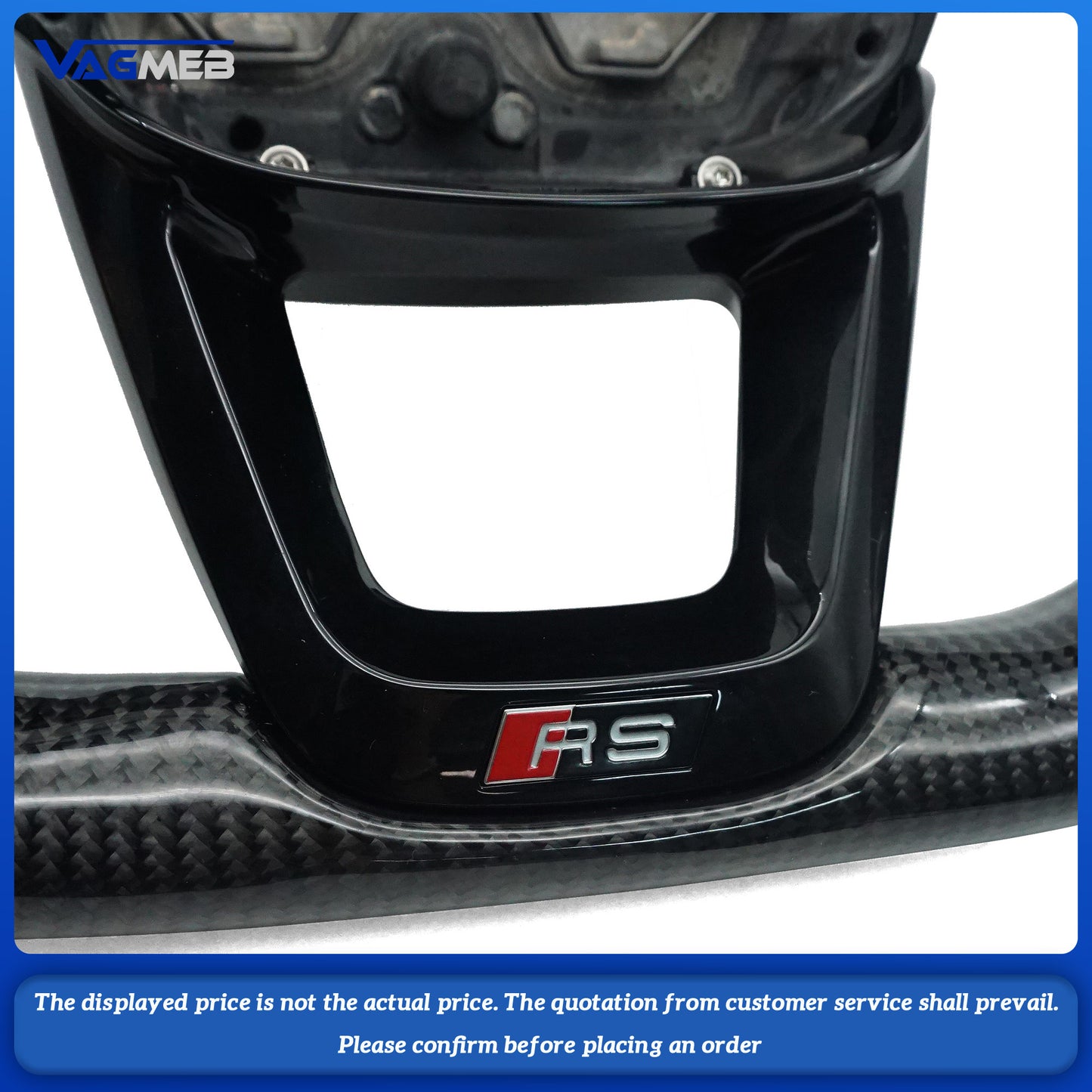 For Audi RS logo Q3 steering wheel