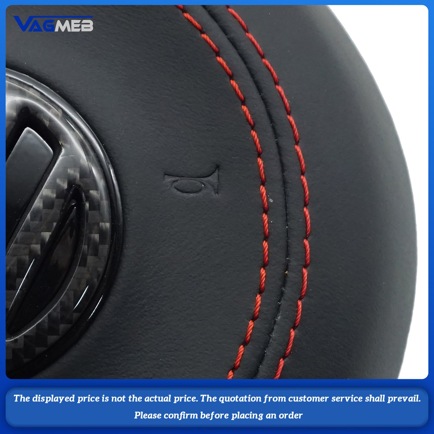 ABS Interior Steering Wheel Emblem For VW Golf MK7