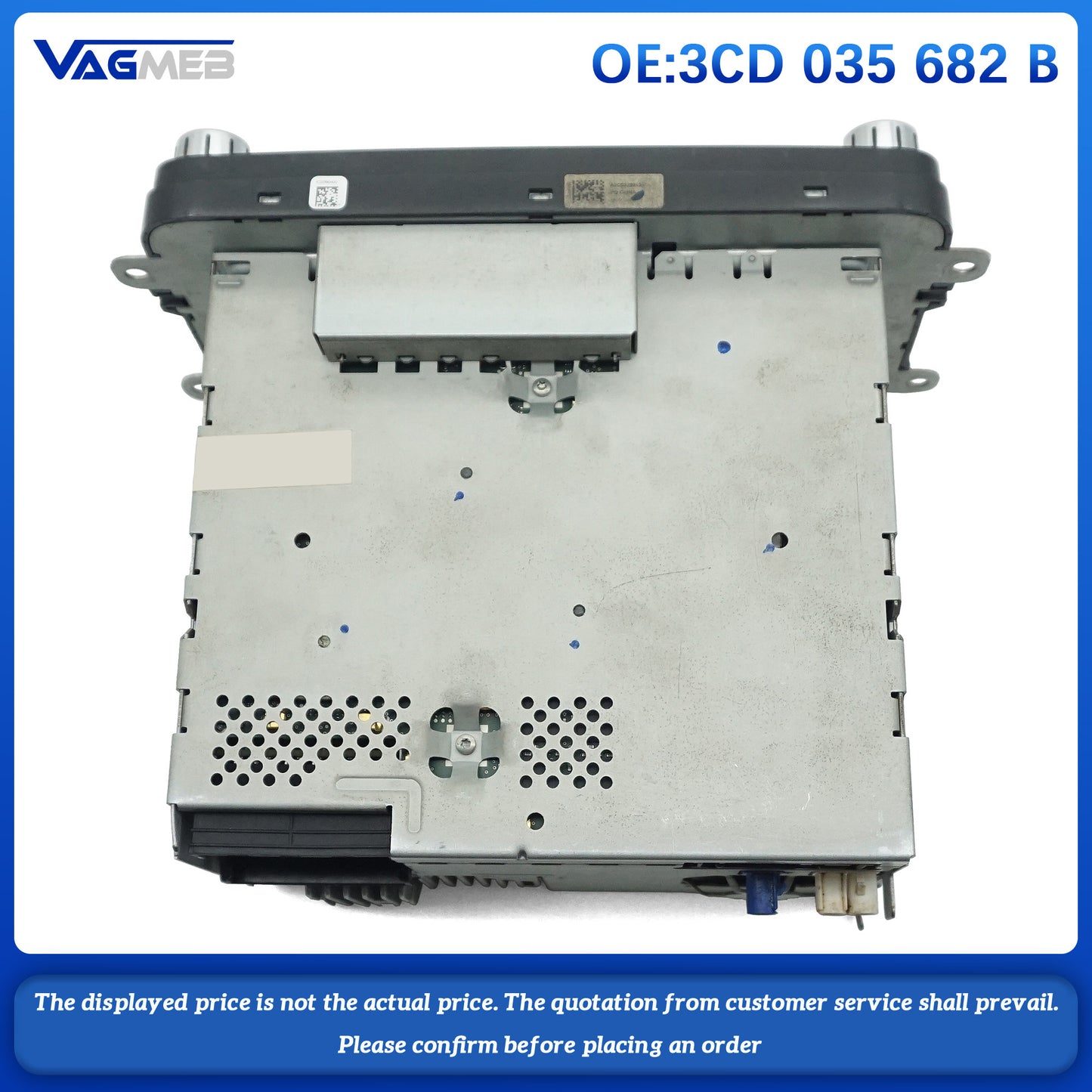 DVD radio navigation unit touch display screen For VW PQ Passat Tiguan Golf OEM RNS510 Car radio 3CD 035 682 B