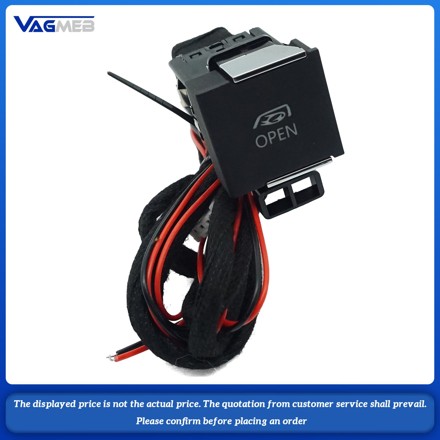For VW Tiguan L valve exhaust button with module and cable