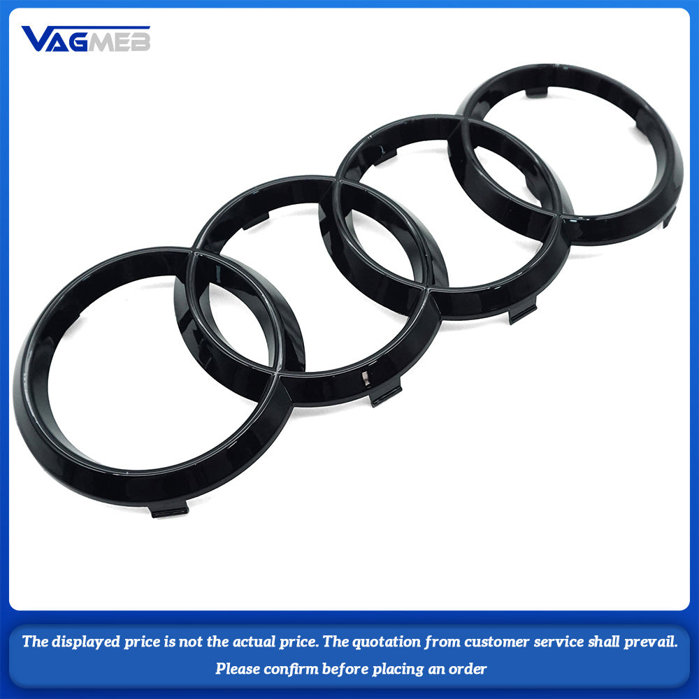 For Audi A4L Car Hood Front Grill Rear Trunk Emblem Badge Sticker