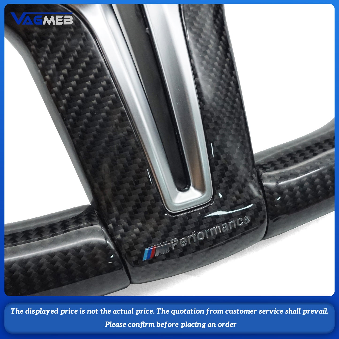 Carbon Fiber Steering Wheel for BMW M2 M3 M4 M5 M6 X5 F30 F80 F82 F83 F87 LED