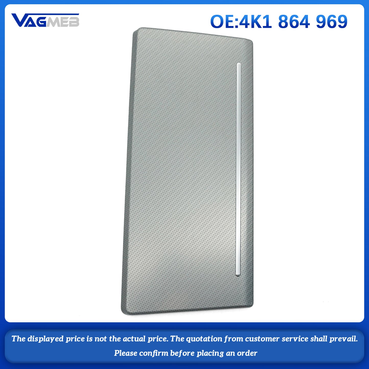 Stainless Steel Center Console Gear Shift Panel Decoration Cover Trim For Audi A6 C8 A7 2019-2022 LHD Car Styling Interior