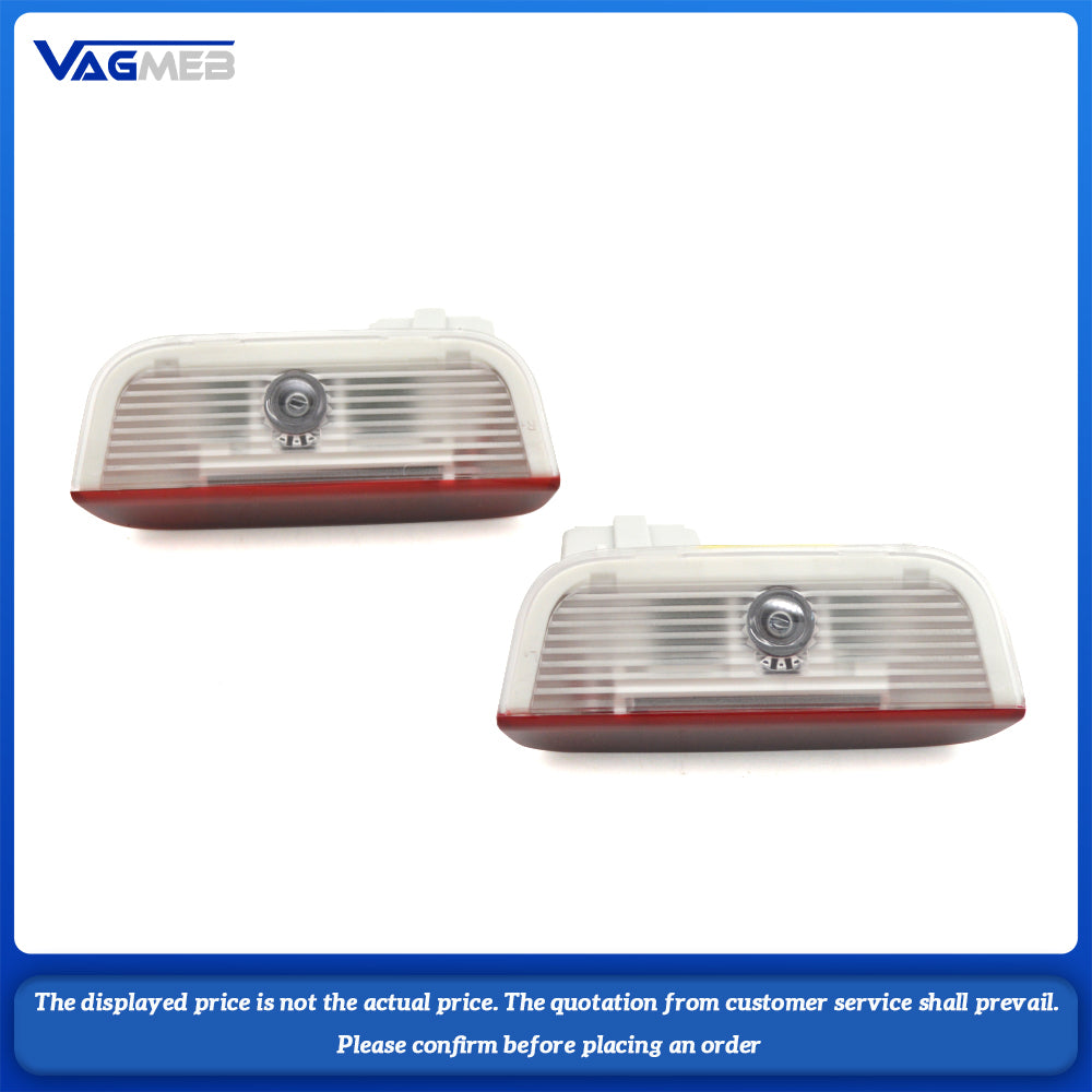 NNR-1Set Car Door Light LED Welcome Lamp DIY Logo Projector Light with Flash Warning Light Function