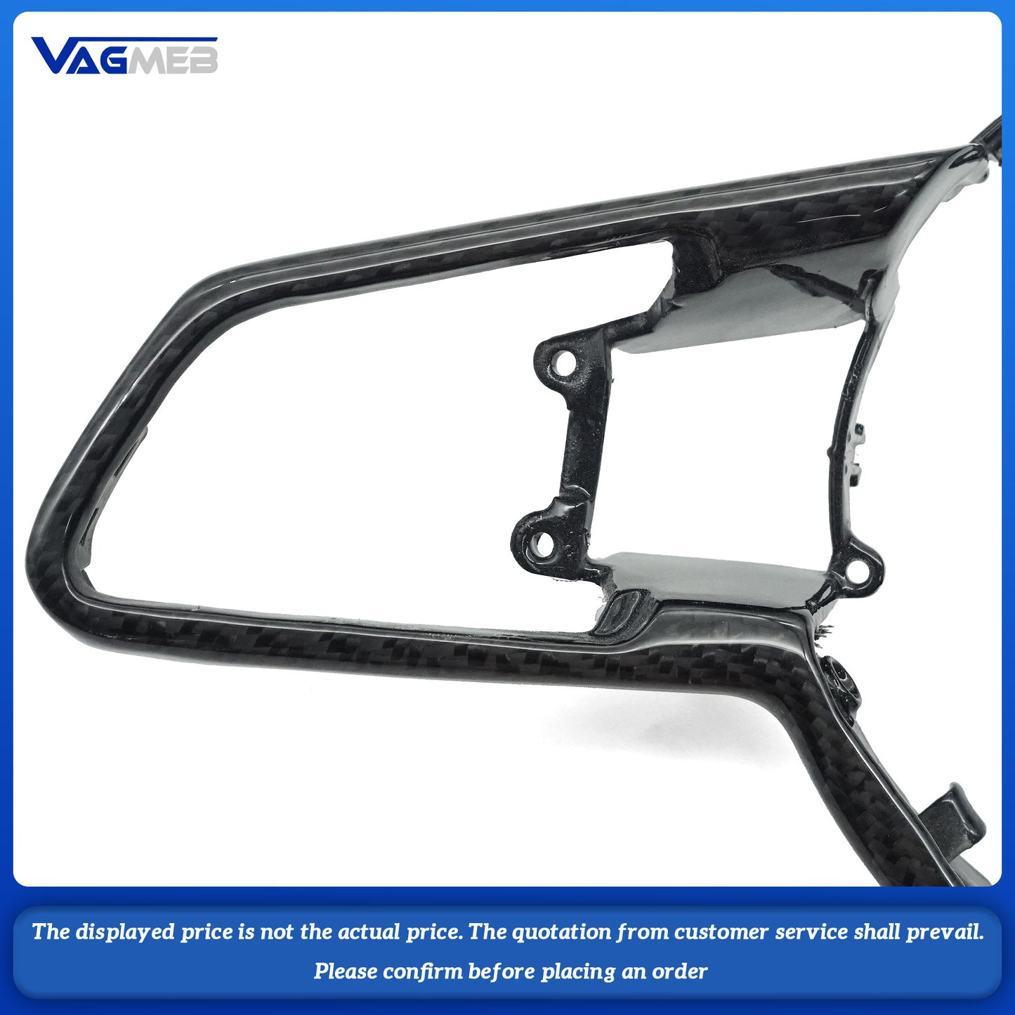 Wing lever button frame for Audi TT
