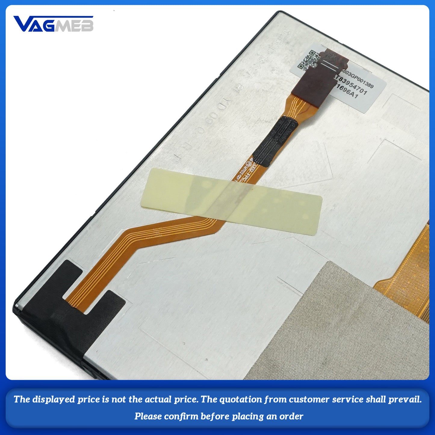 6.5 inch LCD Dispaly With Touch panel For VW Polo Skoda Fabia 3 Navigation Screen Repair