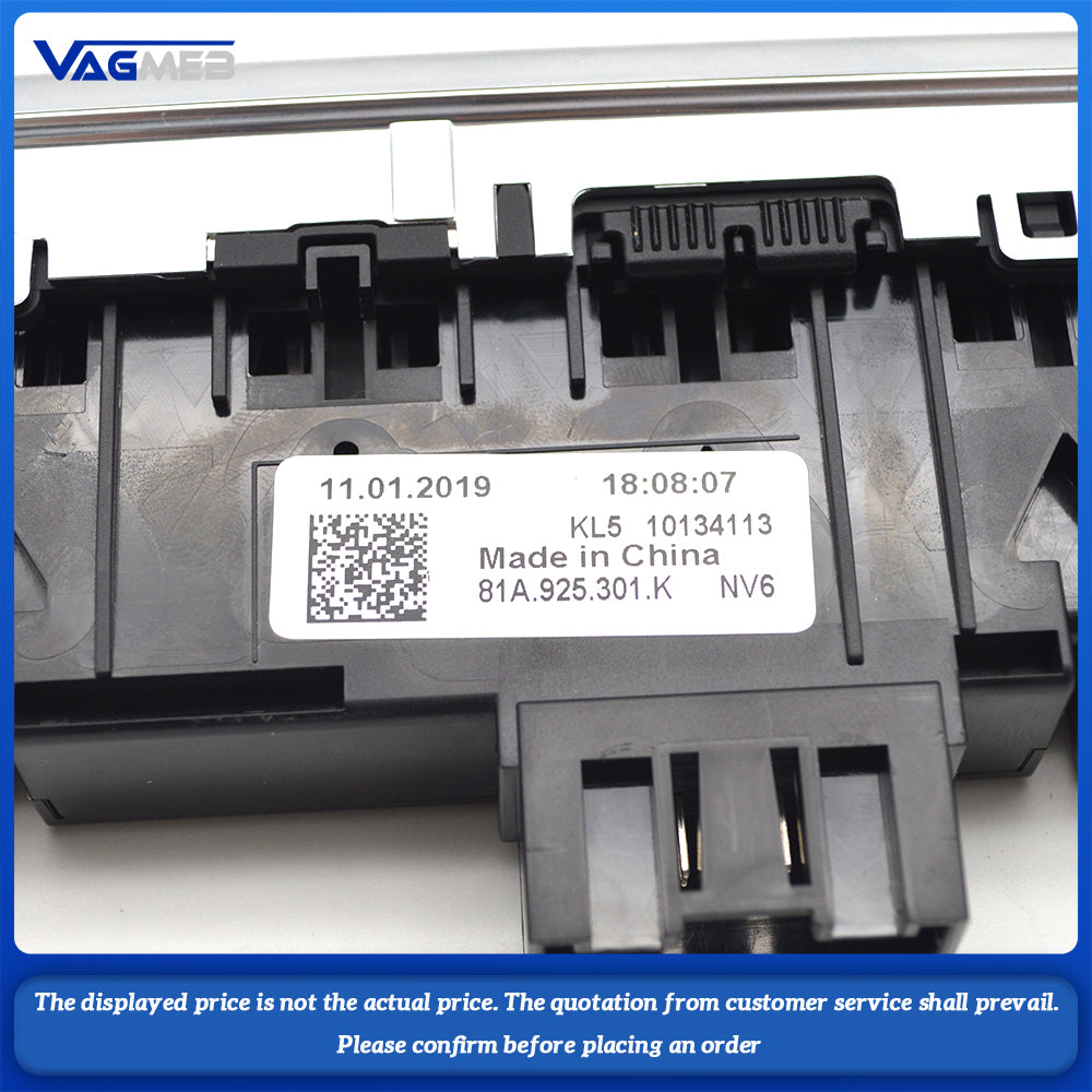 For Audi Q2 2017-2025 Car Multi Control Switch Driveselect Parking Switch Dual Flash Hazard Button 81A 925 301 K