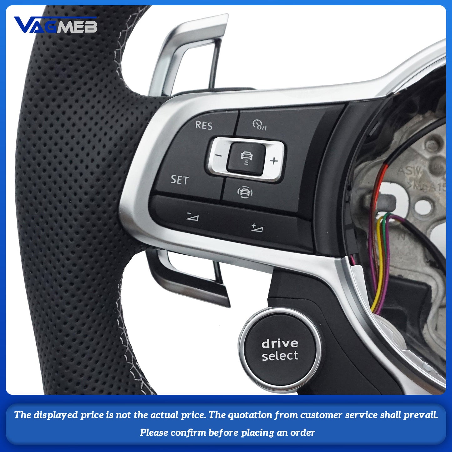 For VW Golf 7 MK7 Mk7.5 GTI Steering Wheel