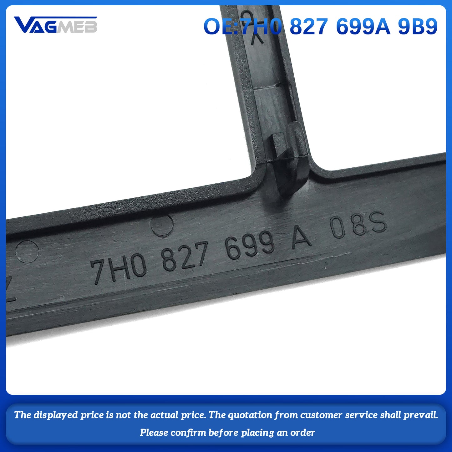 Fit for VW TRANSPORTER T5 T6 REAR BARN DOUBLE DOOR Inner Handle SEAL GASKET Trim 2003-2019 7H0 827 699 A