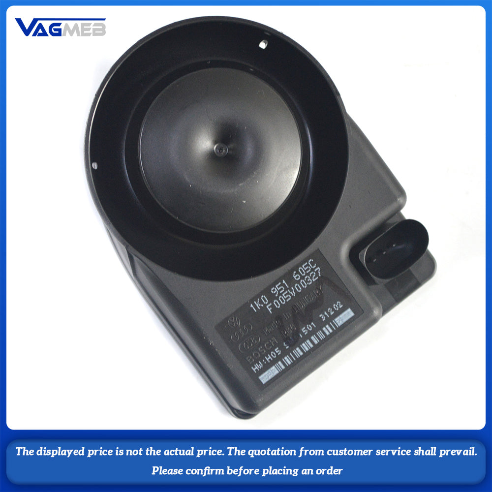 Anti theft horn For PQ Jetta Golf For Passat B6 1K0 951 605C For Audi A4 A5 A6 Q5 Q7 R8 TT Anti theft alarm horn