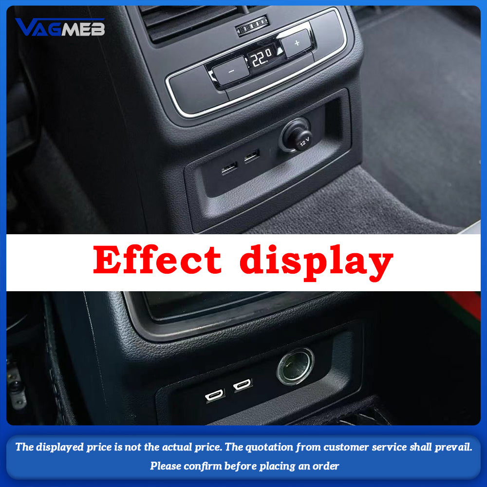 LHD original 5Q0 035 726 L 8W0 863 324 A 8W0863324A For Audi A4 B9 S4 RS4 A5 F5 S5 rear USB charging port interface USB-C