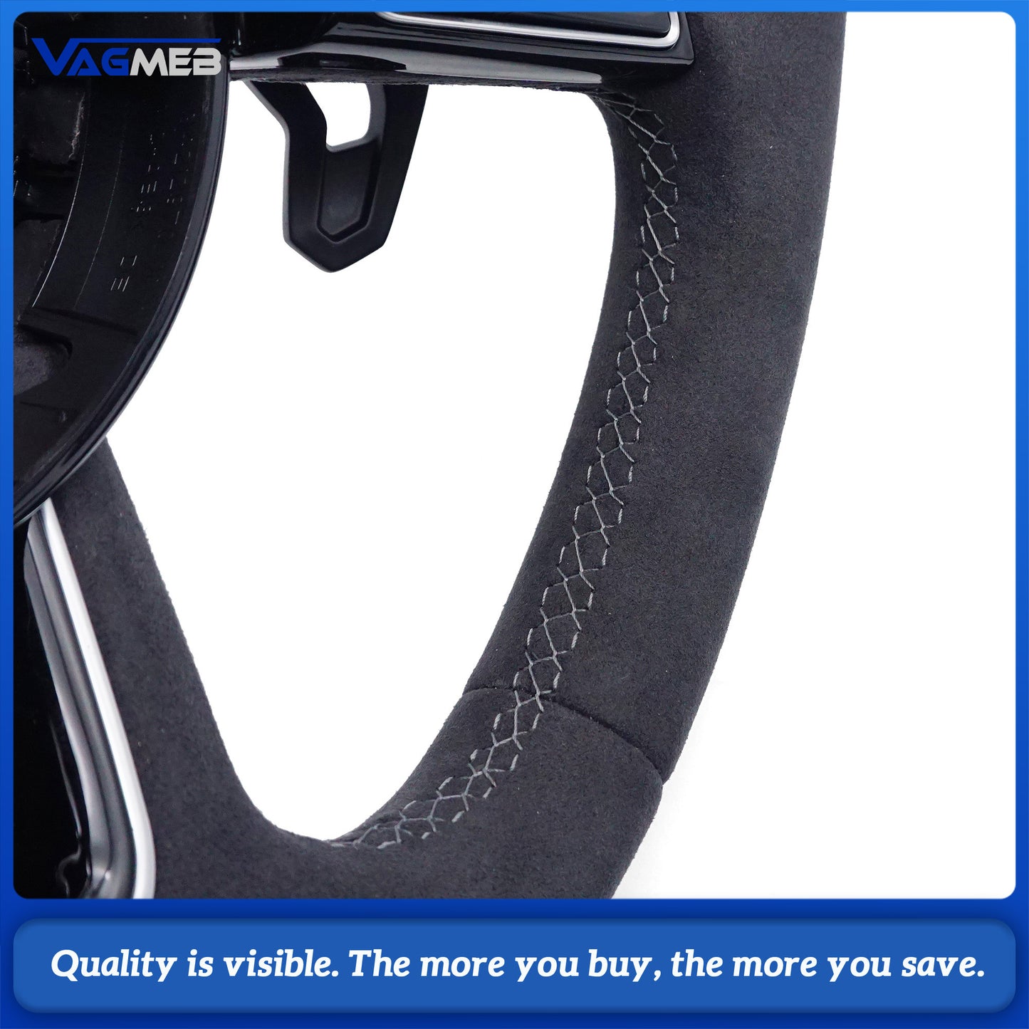 For Audi A4 S4 A5 S5 B9 A4 S4 A5 S5 B9 Upgrade Carbon Fiber Steering Wheel With Paddle Shifters Carbon Fiber Wheel