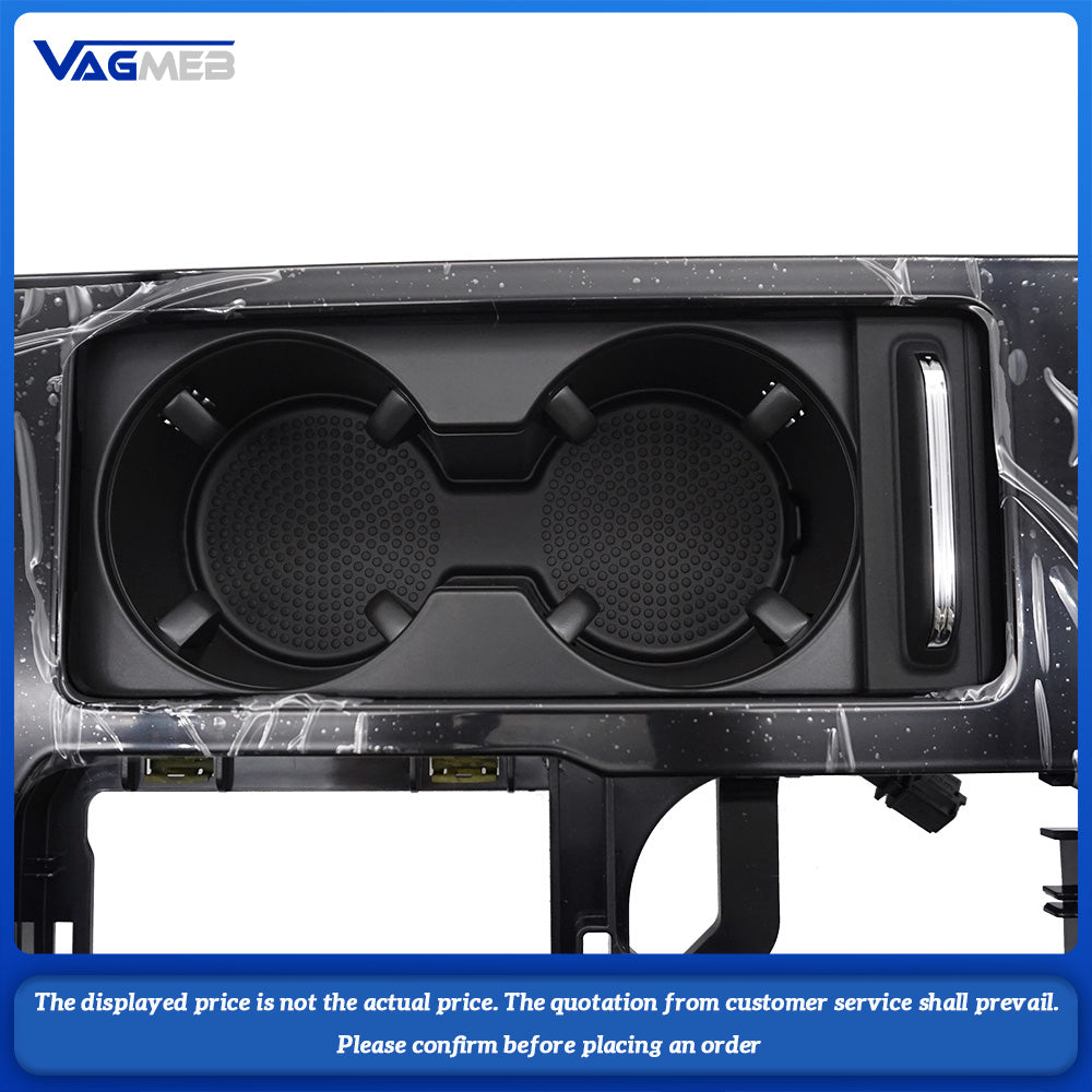 3CG 864 263 For VW 2017-2021 Atlas Center Console Shift Frame Water Cup Holder Beverage Holder