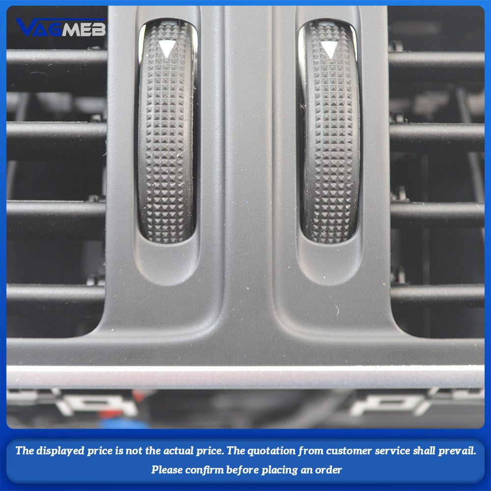 Matte chrome air conditioning exhaust ports, For VW Passat B6 B7 2006-2011