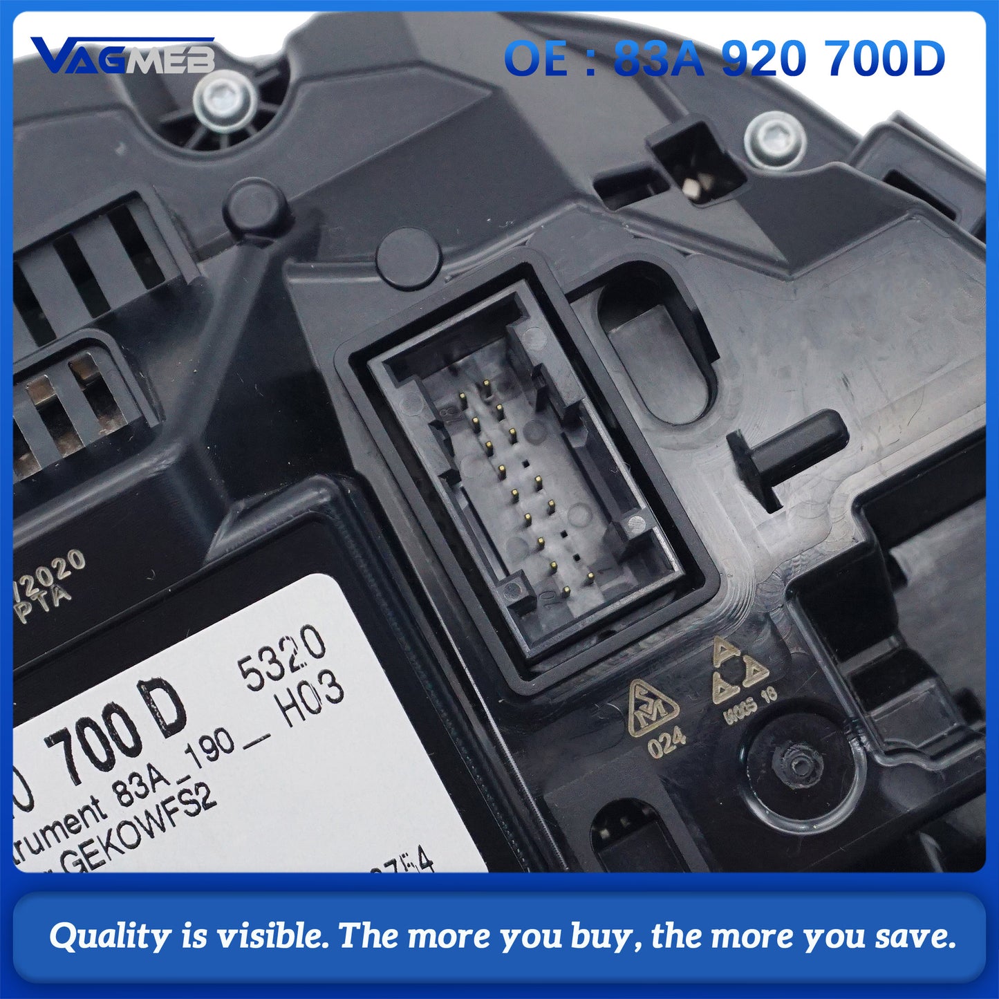 For Audi Q3 RSQ3 LCD instrument panel virtual cockpit Car Accessories 83A 920 700D