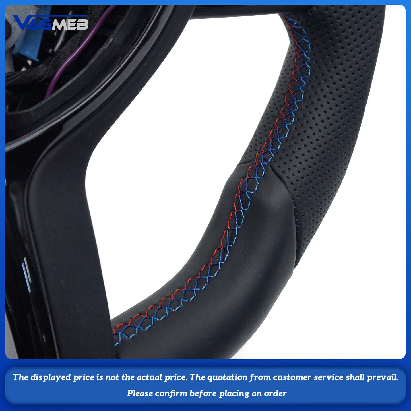 Steering Wheel Suitable For Bmw F30 F10 F31 F20 E90 Is Made Of leather Material And Sports Steering Car Accessories