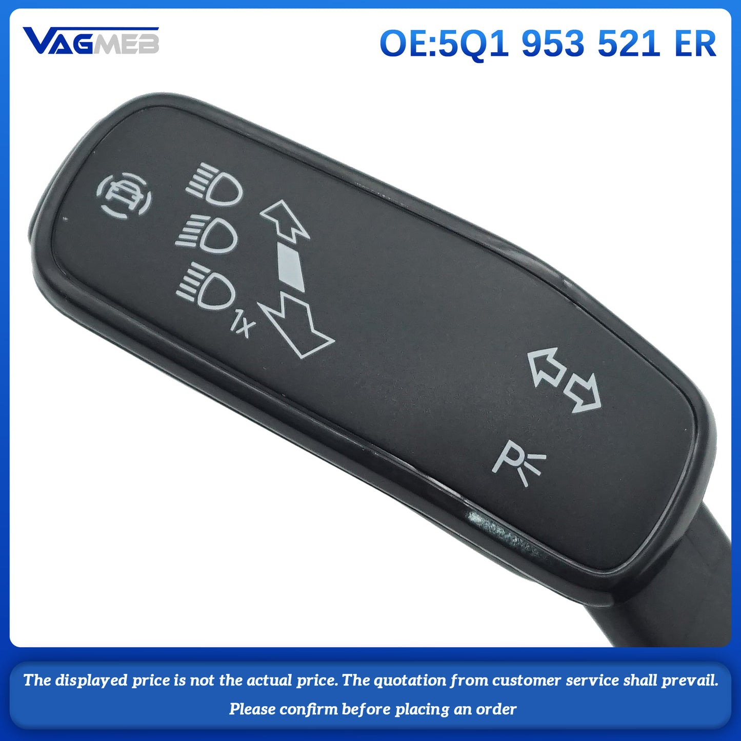 5Q1 953 521 ER Steering Wheel Handle 5Q1 953 521 ER Steering Wheel Shift Lever