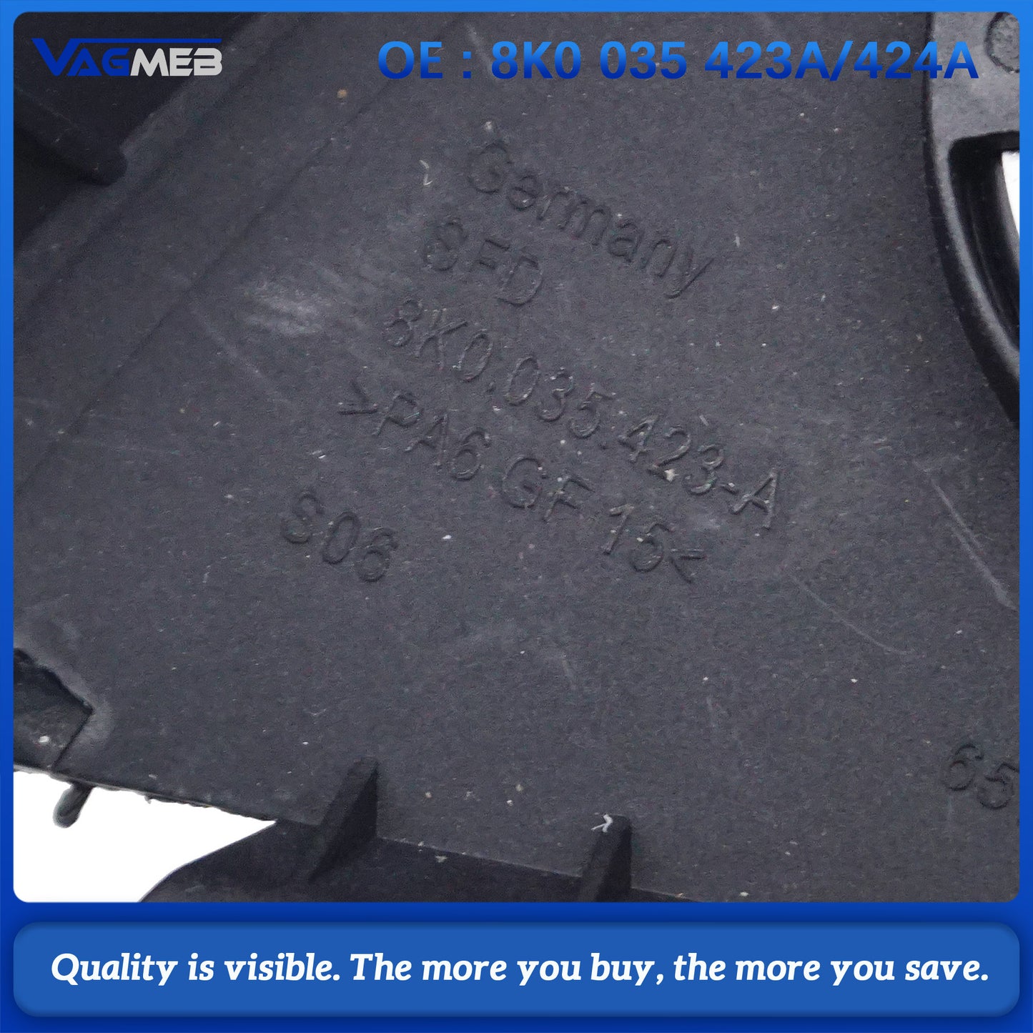 For Audi A4 For BO Audio Cover Speaker Cover 8K0 035 423A/424A