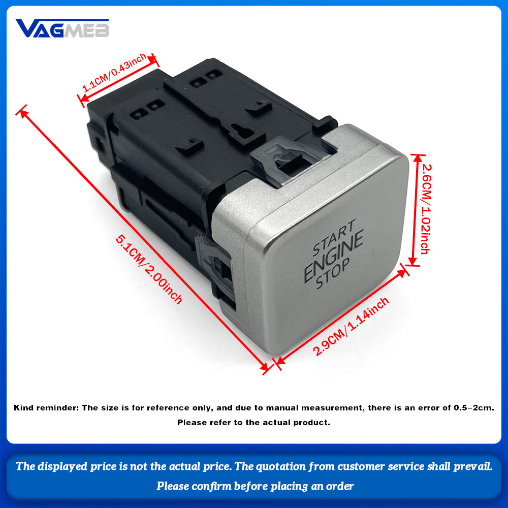 For VW Passat B9 One key start switch key 3JD 959 839