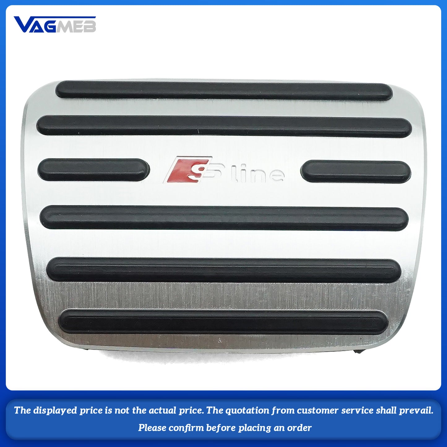 Accelerator brake rest pedal decoration For Audi S-line style A1 A3 A4 A4L A5 A6 A6L A7 A8 Q3 Q5 Q7 Q8 TT interior modification