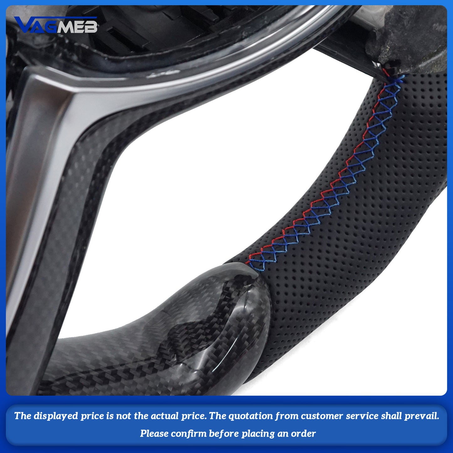 Carbon Fiber Steering Wheel for BMW M2 M3 M4 M5 M6 X5 F30 F80 F82 F83 F87 LED