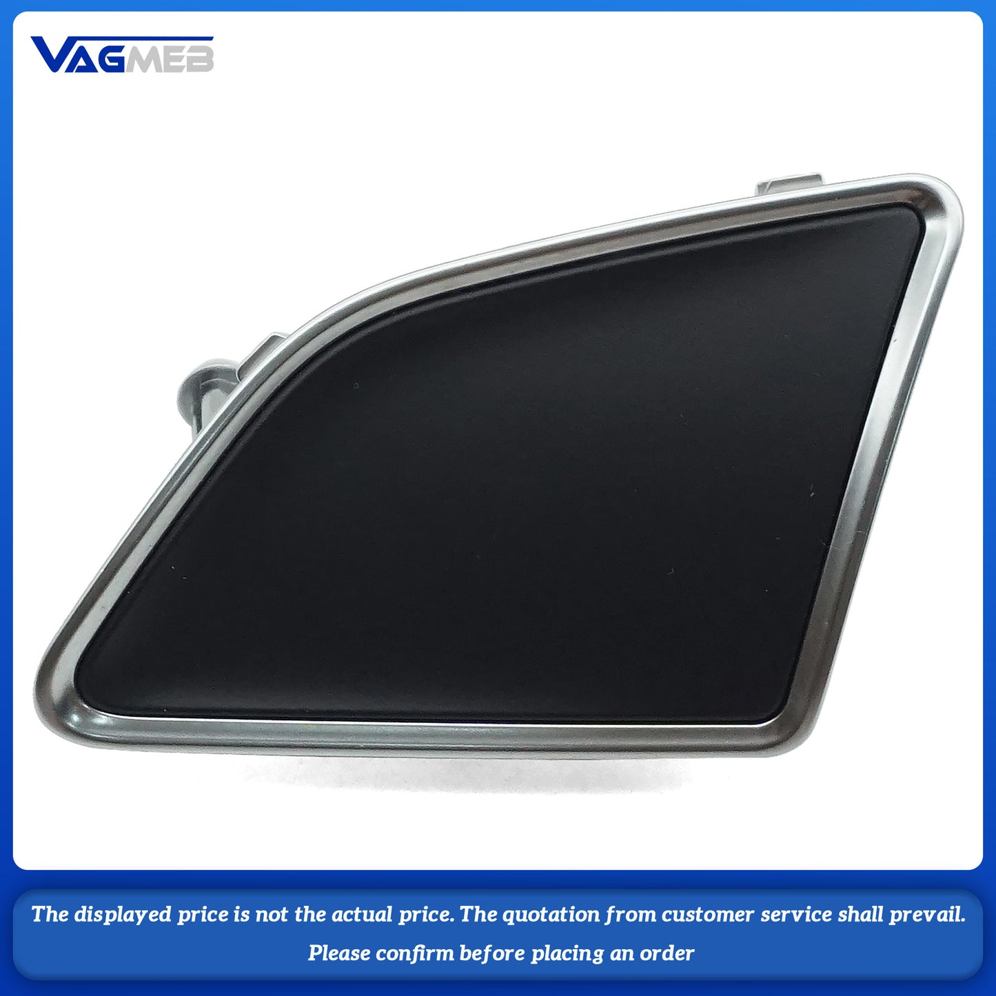 Chrome plated steering wheel decorative buttons For Audi A4 B8 A3 8V A5 Q3 Q5 Q7, steering wheel accessories