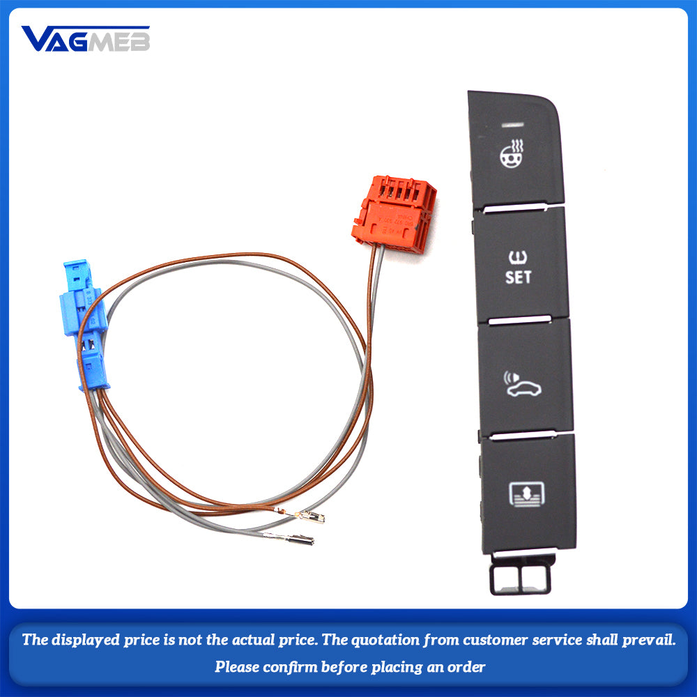 Full Key Steering Wheel Heating Switch For VW Passat B8 8.5 Arteon Central Decoration Backlight Switch 3GD927137A 3GD927238C