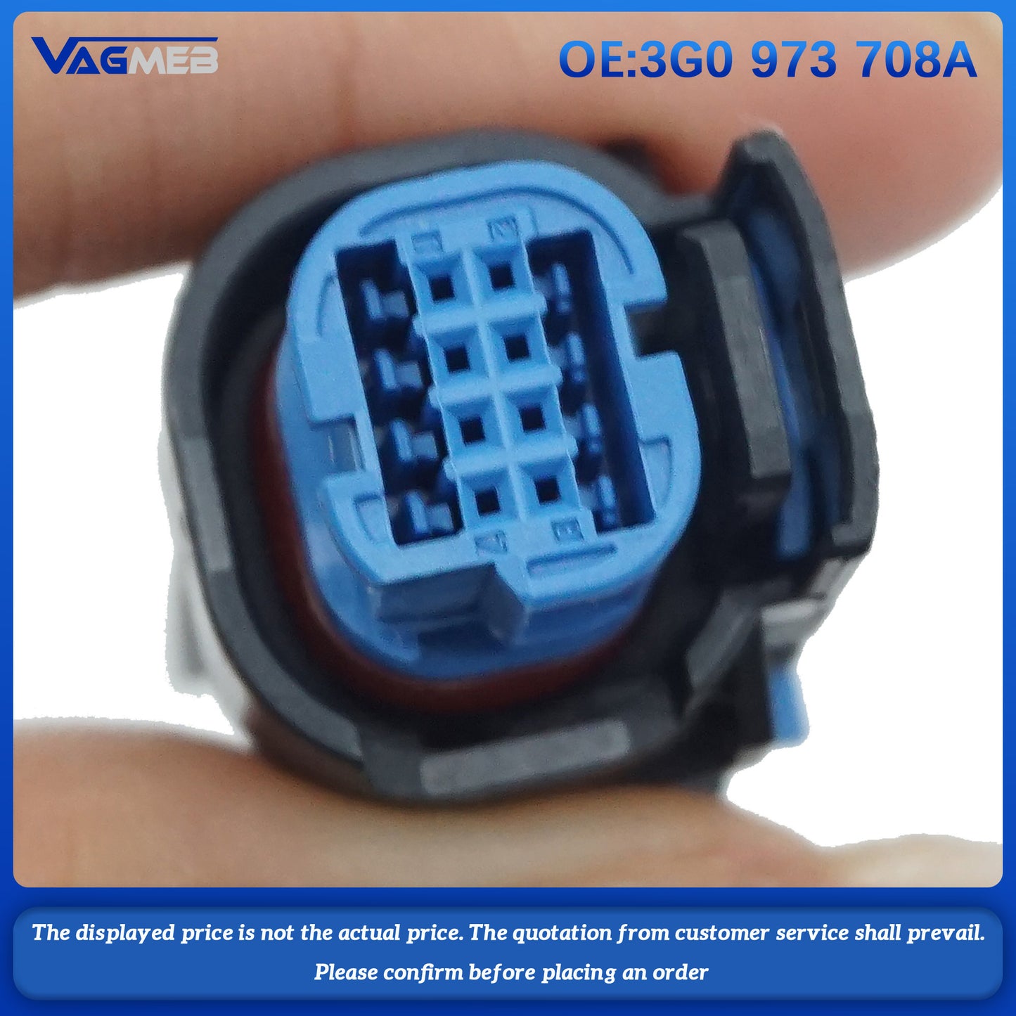 Keyless vehicle door wiring connector Wire Cable Connectors For VW ID3 Tiguan MK2 TAYRON TRCM Audi A3 Skoda Kodiaq octavia 3G0 973 708A