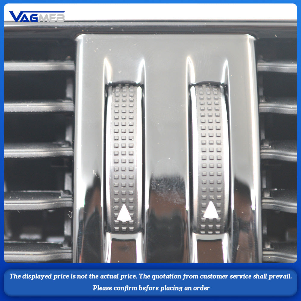 Black Chrome Piano Paint Air Conditioning Outlet Vents For VW Passat B6 B7 2006-2011 3AD 819 701A 702A 728A