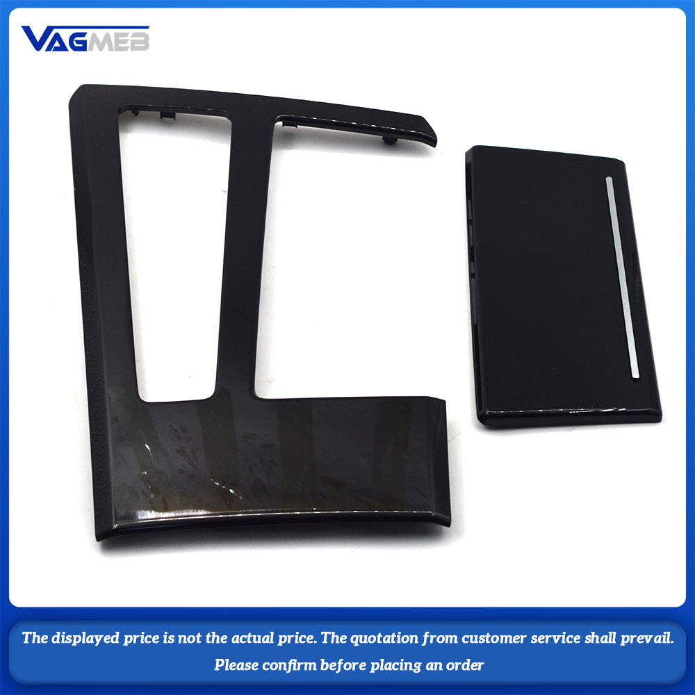 original central cup holder central channel painted black decorative panel For Audi A6 A7