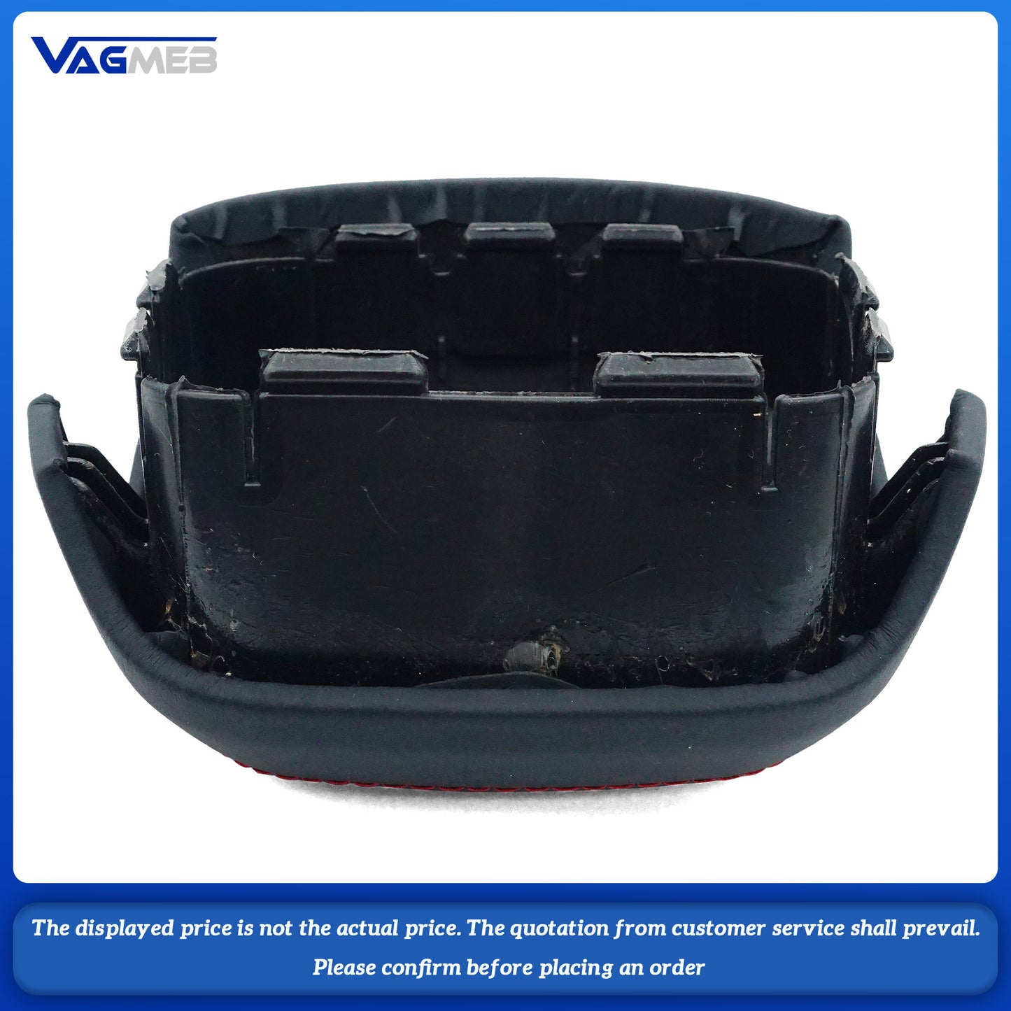 Dyed red thread Steering wheel airbag cover multifunction steering wheel For Audi Q3 FY Dyed red thread