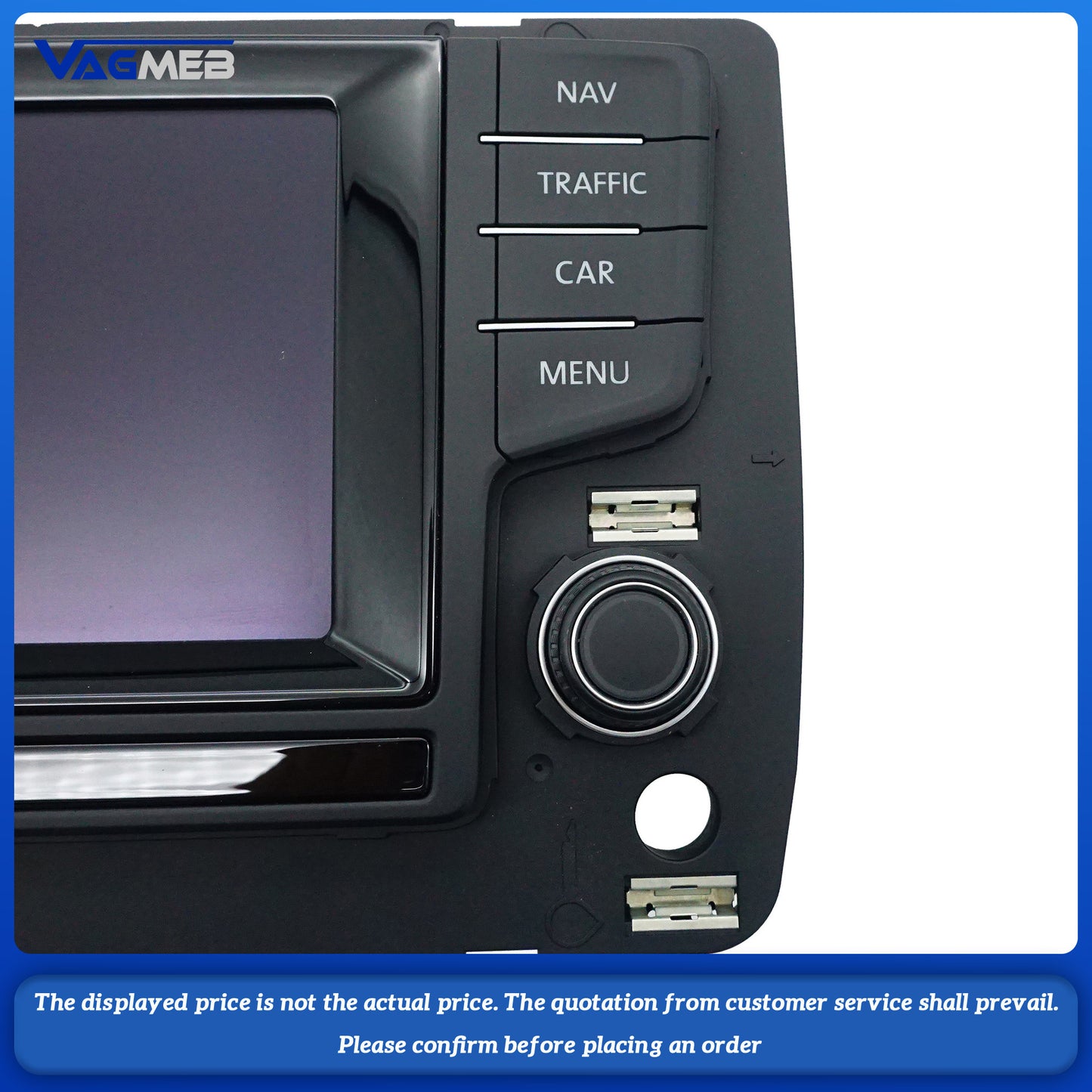 For VW Golf Golf R GTI Golf Variant 5.8 Inch Mechanical Button NAV Touch Screen Display 5G0 919 605D