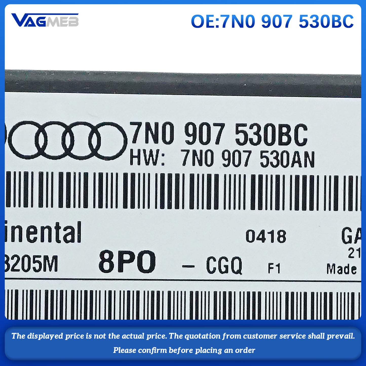 OEM Data Bus Diagnostic Interface MIB 5F Canbus Gateway For VW For Audi For Skoda 7N0907530BC