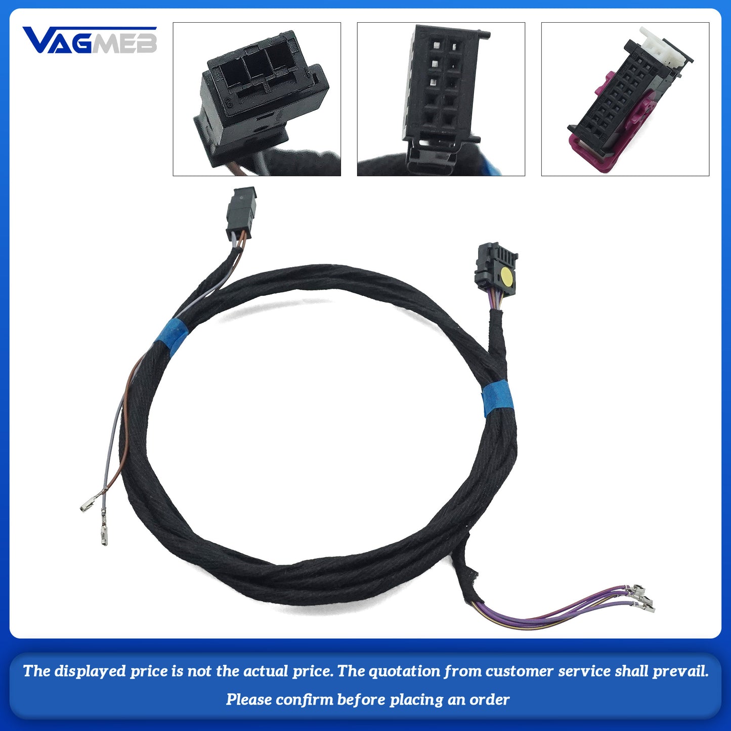 For MQB Skoda Octavia 4K to 12K automatic parking wiring harness