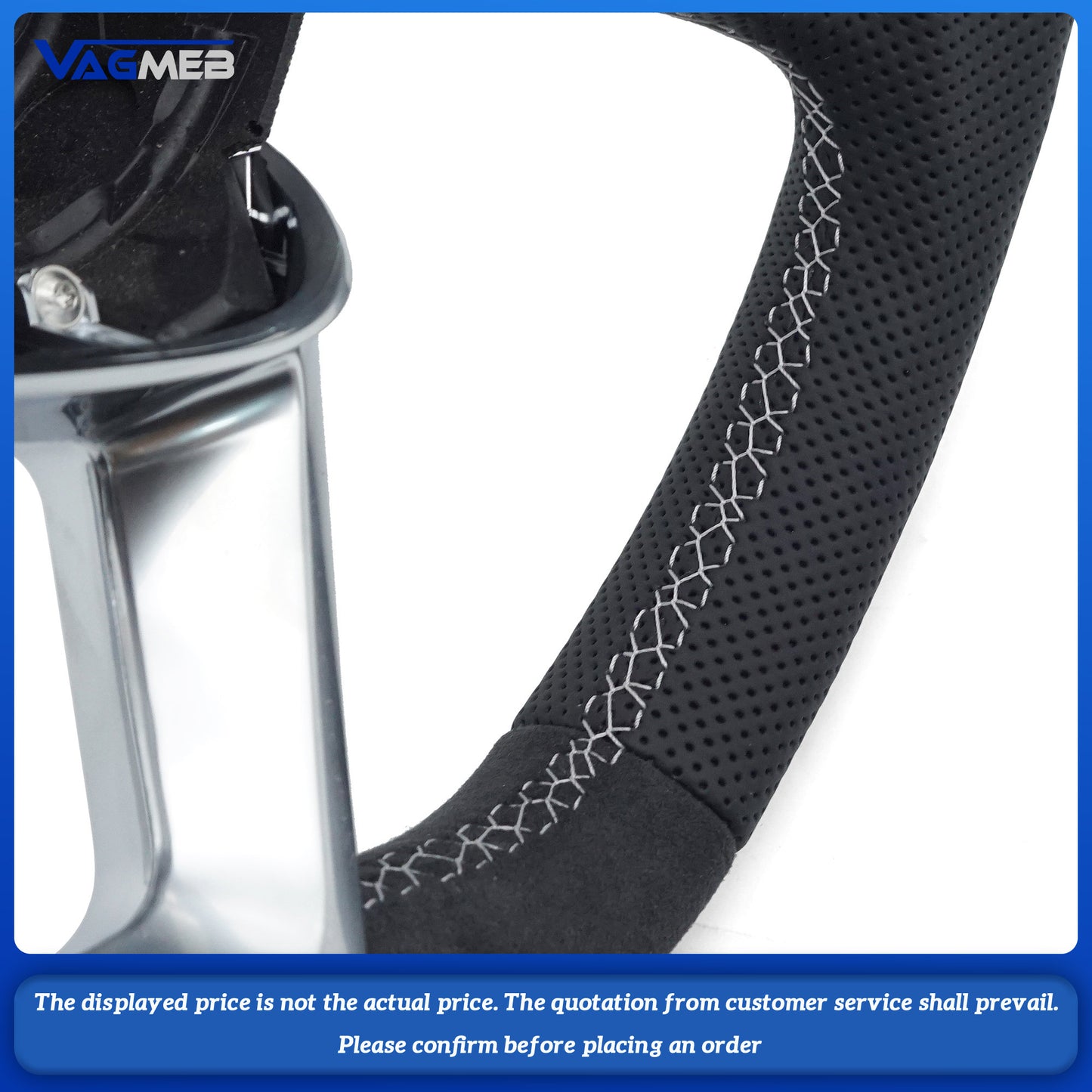 For Audi S LOGO Q5 FY white line steering wheel