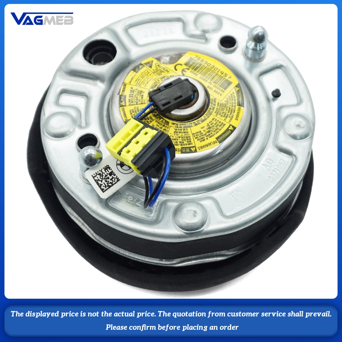 Steering wheel airbag cover multifunction steering wheel For BMW